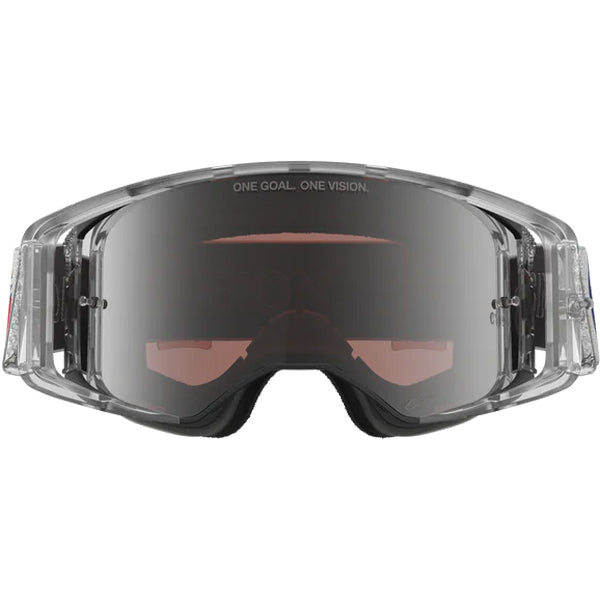 26014103, Alpinestars, Supertech Vision Merica Goggles (Youth), Red/Blue/Mirror Silver/Cooper product photo