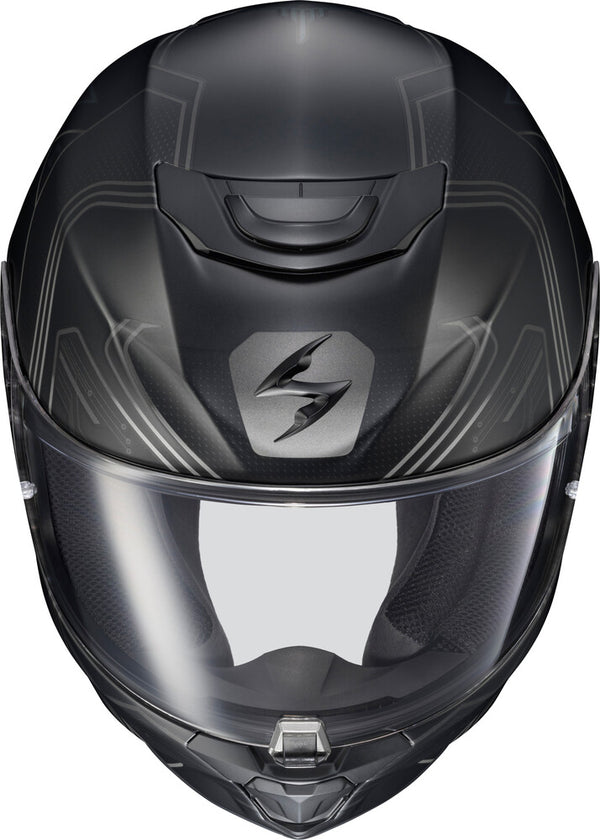 Scorpion EXO - EXO R330 Bendr Helmet, motorcycle helmet, detail view, color options: 2XL, LG, MD, SM, XL, sizes: Black, Pink/White, Red