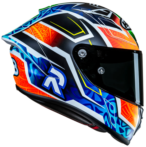 side view of HJC SKU 809262706, sizes XS, SM, MD, LG, XL for motorcycle helmet, street bike, full-face helmet, and powersports use.
