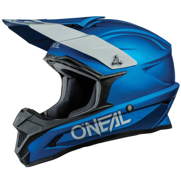 Studio product photo on a neutral background of O'Neal, 1 Series Solid Helmet, SKU 0632-116, color options Black/Pink, Black, Blue, Red, sizes XS–2X
