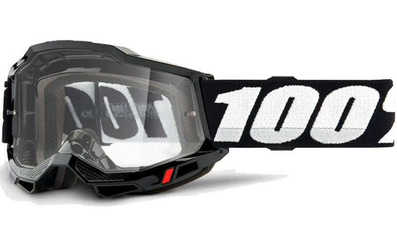Product photo of 100%, Accuri 2 OTG Goggle (Clear Lens), Goggles, SKU 26013518, color options Black, Clear Lens, Blue, Clear Lens, Red, Clear Lens, Fluo Yellow, Clear Lens, Neon Orange, Clear Lens