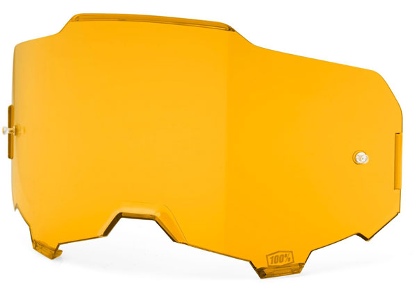 Product photo of 100%, Armega Goggle Lens, Tear-Off Accessories, Goggle Tear-Offs, SKU 5804210100, color options Blue Lens, Yellow Lens, Smoke Lens, Clear Lens, Dark Smoke Lens, Persimmon Lens, Red Mirror Lens, Silver Mirror Lens and more