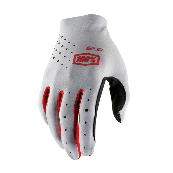 Product photo of 100%, Sling MX Gloves, Offroad Gloves, SKU 33306641, color options Black, Grey, Navy, Fluo Yellow, sizes LG, MD, XL, SM