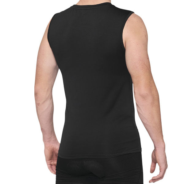 Catalog studio image of 100%, Short Sleeve Basecamp Base Layer (MTB), Base Layer Shirt, SKU 51200215, color Black, sizes SM, MD, LG, XL