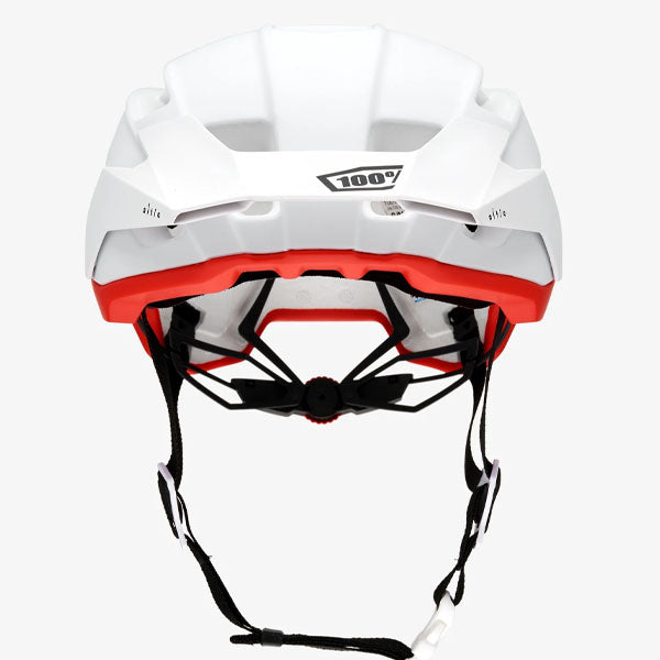 Studio photo showcasing 100%, Altis Helmet (MTB), SKU 01510117, color options White, Black, Grey, Camo, Tan, sizes XS/S, S/M, L/XL, Designed for Mountain Bike, BMX and E-Bike riders