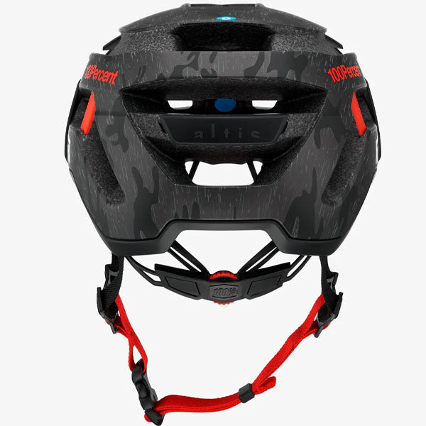 Catalog studio image of 100%, Altis Helmet (MTB), color options White, Black, Grey, Camo, Tan, sizes XS/S, S/M, L/XL, Designed for Mountain Bike, BMX and E-Bike riders