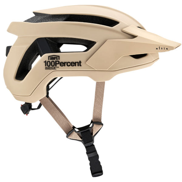 Catalog studio image of 100%, Altis Helmet (MTB), color options White, Black, Grey, Camo, Tan, sizes XS/S, S/M, L/XL, Designed for Mountain Bike, BMX and E-Bike riders