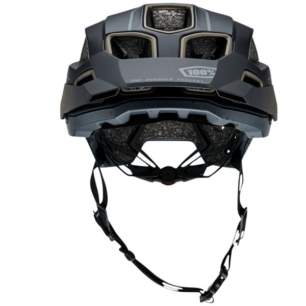 High-resolution studio image of 100%, Altec with Fidlock Helmet (MTB), SKU 01510090, color options White, Black, Gray, Red, Light Gray, Navy, Orange, sizes XS/S, S/M, L/XL, Designed for Mountain Bike, BMX and E-Bike riders