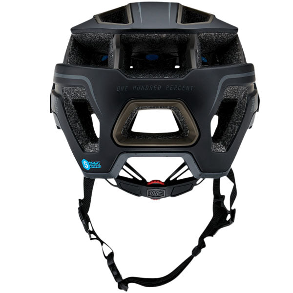 Detailed studio photograph of 100%, Altec with Fidlock Helmet (MTB), SKU 01510088, color options White, Black, Gray, Red, Light Gray, Navy, Orange, sizes XS/S, S/M, L/XL, Designed for Mountain Bike, BMX and E-Bike riders