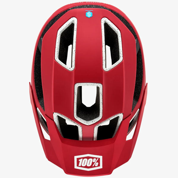 Product photo of 100%, Altec with Fidlock Helmet (MTB), SKU 01510110, color options White, Black, Gray, Red, Light Gray, Navy, Orange, sizes XS/S, S/M, L/XL, Designed for Mountain Bike, BMX and E-Bike riders
