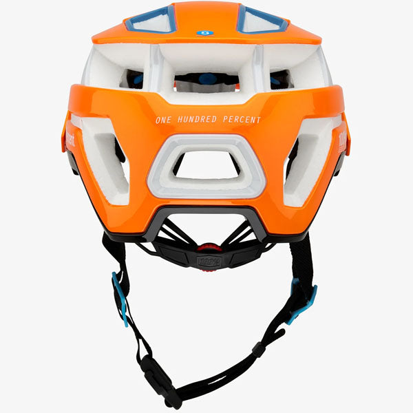 Clean studio photo on a white background of 100%, Altec with Fidlock Helmet (MTB), color options White, Black, Gray, Red, Light Gray, Navy, Orange, sizes XS/S, S/M, L/XL, Designed for Mountain Bike, BMX and E-Bike riders