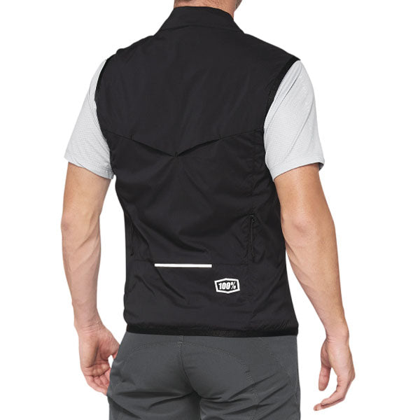 Product photo of 100%, Corridor Vest (MTB), Riding Vest, SKU 51200219, color Black, sizes SM, MD, LG, XL, Designed for Mountain Bike, BMX and E-Bike riders