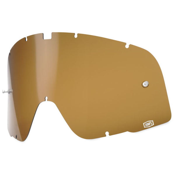 Studio product photo on a neutral background of 100%, Barstow Replacement Lens, Goggle Lens, SKU 26020840