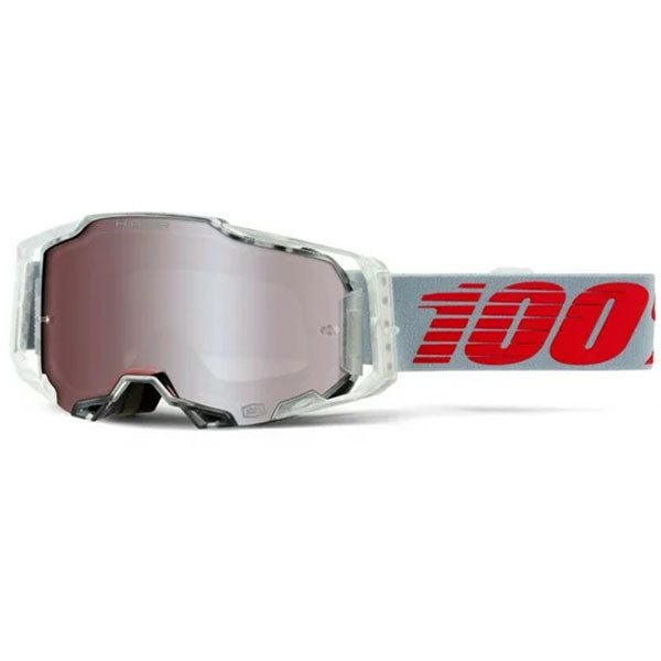 Product photo of 100%, Armega Goggle w/ HiPER Lens, Goggles, SKU 50721-404-10, color options Crenshaw, HiPER Mirror Purple Lens, United, HiPER Mirror Red/Blue Lens, Acosta, HiPER Mirror Silver Lens, Glory, HiPER Mirror Red Lens, X-Ray, HiPER Mirror Silver Lens, Kloug, HiPER Mirror Dark Red Lens, Blacktail, HiPER Mirror Silver Lens, Racr, HiPER Mirror Silver Lens and more