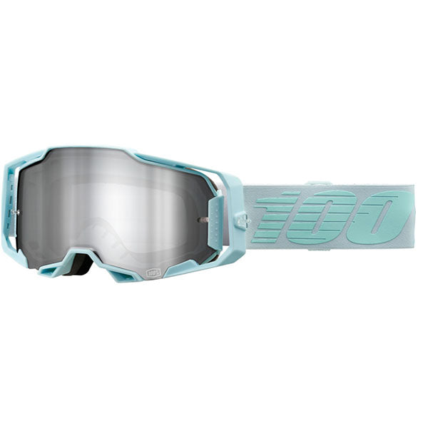 Catalog studio image of 100%, Armega Goggle (Mirror Lens), Goggles, SKU 5622204800, color options Furious, Mirror Silver Lens, Klein, Mirror True Gold Lens, Viggo, Mirror Flash Silver Lens, C-Bad, Mirror Red Lens, Red, Mirror Red Lens, Corbin, Mirror Red/Blue Lens, Oversized Deep Red, Mirror Flash Silver Lens, CW2, Mirror Red Lens and more