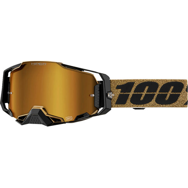Studio photo of 100%, Armega Goggle w/ HiPER Lens, Goggles, SKU 5623203300, color options Crenshaw, HiPER Mirror Purple Lens, United, HiPER Mirror Red/Blue Lens, Acosta, HiPER Mirror Silver Lens, Glory, HiPER Mirror Red Lens, X-Ray, HiPER Mirror Silver Lens, Kloug, HiPER Mirror Dark Red Lens, Blacktail, HiPER Mirror Silver Lens, Racr, HiPER Mirror Silver Lens and more