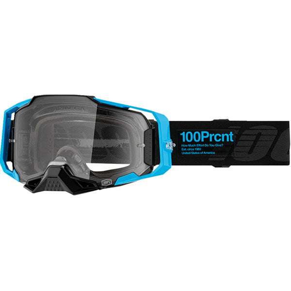 Studio image on a white background of 100%, Armega Goggle w/ Clear Lens, Goggles, SKU 5621204500, color options Viggo, Furious, Klein, Albar, Esterel, Fargo, Blue, Livingaad and more - alternate view