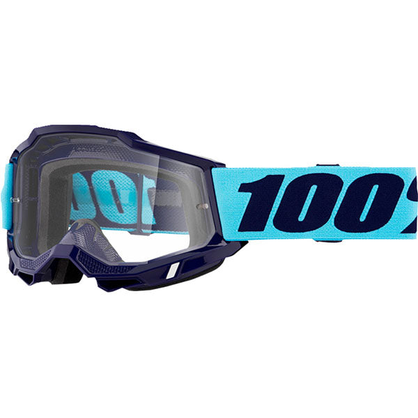 Studio photo of 100%, Accuri 2.0 Goggle (Clear Lens), Goggles, SKU 5641205800, color options 2028, Fairbanks, Samba, Torken, Yumiko, Ferran, Matigofun, Schrute and more