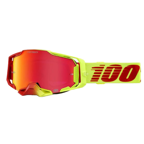 Studio product photo on a neutral background of 100%, Armega Goggle w/ HiPER Lens, Goggles, SKU 26013133, color options Crenshaw, HiPER Mirror Purple Lens, United, HiPER Mirror Red/Blue Lens, Acosta, HiPER Mirror Silver Lens, Glory, HiPER Mirror Red Lens, X-Ray, HiPER Mirror Silver Lens, Kloug, HiPER Mirror Dark Red Lens, Blacktail, HiPER Mirror Silver Lens, Racr, HiPER Mirror Silver Lens and more