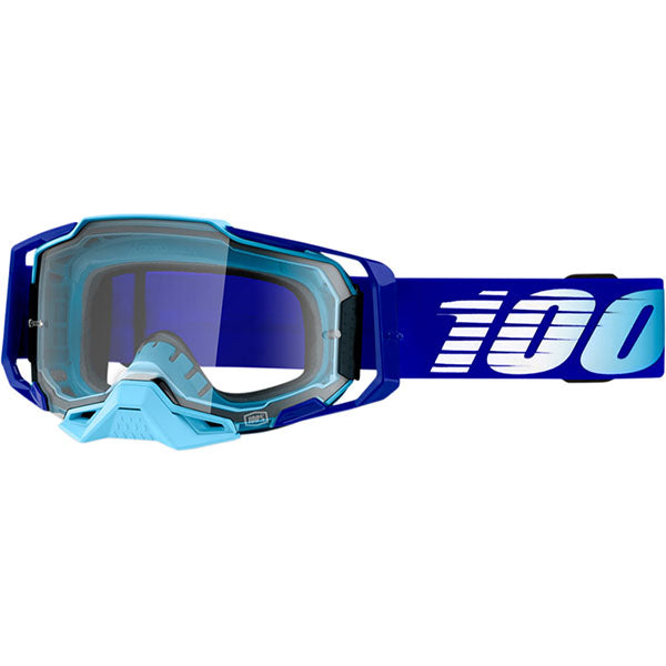 Studio product photo on a neutral background of 100%, Armega Goggle w/ Clear Lens, Goggles, SKU 5621201000, color options Viggo, Furious, Klein, Albar, Esterel, Fargo, Blue, Livingaad and more