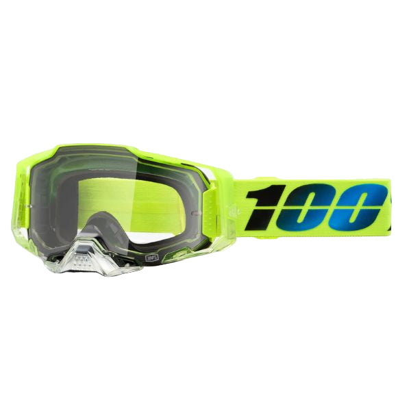 Studio image on a white background of 100%, Armega Goggle w/ Clear Lens, Goggles, SKU 5621203800, color options Viggo, Furious, Klein, Albar, Esterel, Fargo, Blue, Livingaad and more
