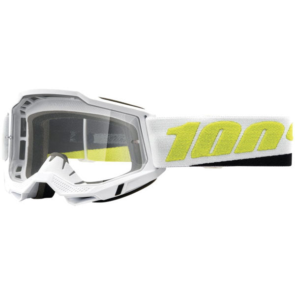 Studio photo of 100%, Accuri 2.0 Goggle (Clear Lens), Goggles, SKU 26013091, color options 2028, Fairbanks, Samba, Torken, Yumiko, Ferran, Matigofun, Schrute and more