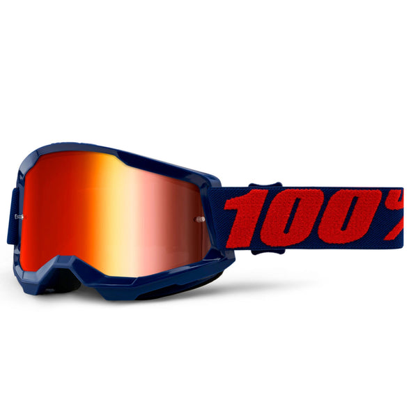 Clean studio photo on a white background of 100%, Strata 2.0 Goggle (Mirror Lens), Goggles, SKU 26012942, color options Black, Mirror Silver Lens, Neon Orange, Mirror True Gold Lens, White, Mirror Silver Lens, Solar Eclipse, True Gold Mirror Lens, War Camo, Silver Mirror Lens, Maupiti, Silver Mirror Lens, Stone, Blue Mirror Lens, Blue, Red/Blue Mirror Lens and more