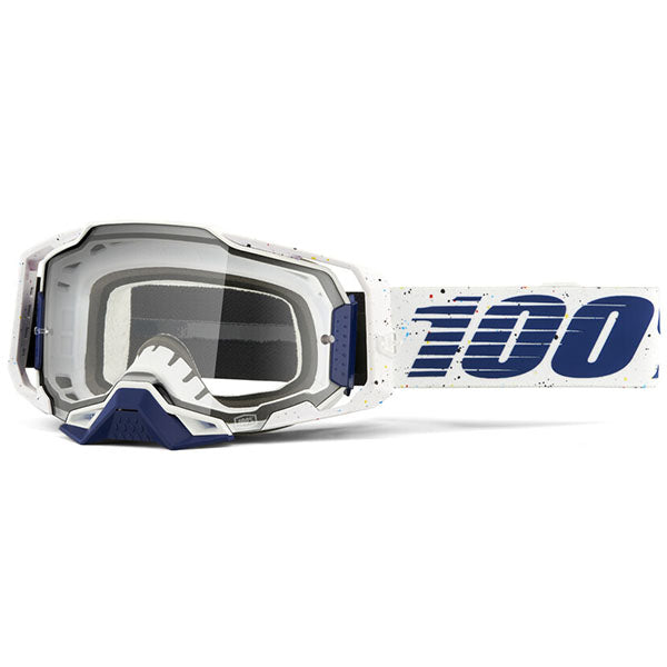 Product photo of 100%, Armega Goggle w/ Clear Lens, Goggles, SKU 26013325, color options Viggo, Furious, Klein, Albar, Esterel, Fargo, Blue, Livingaad and more