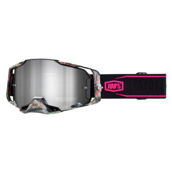Studio product photo on a neutral background of 100%, Armega Goggle (Mirror Lens), Goggles, SKU 5622204600, color options Furious, Mirror Silver Lens, Klein, Mirror True Gold Lens, Viggo, Mirror Flash Silver Lens, C-Bad, Mirror Red Lens, Red, Mirror Red Lens, Corbin, Mirror Red/Blue Lens, Oversized Deep Red, Mirror Flash Silver Lens, CW2, Mirror Red Lens and more