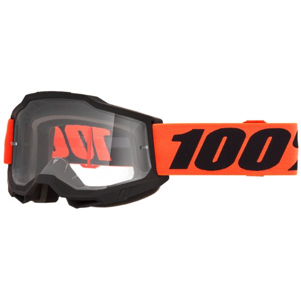 Studio photo of 100%, Accuri 2.0 Goggle (Clear Lens), Goggles, SKU 610-5329, color options 2028, Fairbanks, Samba, Torken, Yumiko, Ferran, Matigofun, Schrute and more