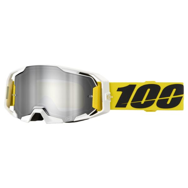 100% Armatic Goggle (Mirror Lens) in Valera with mirror silver lens SKU 610-5409
