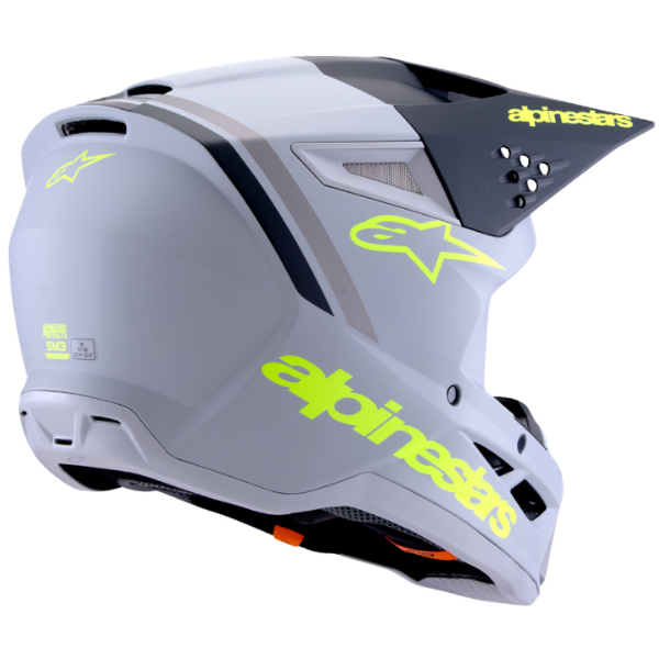 01109012, Alpinestars, S-M3 Radium Helmet, Black/Red Fluo/White Glossy, Gray/Black/Yellow Fluo Matte, Black/White/Gray Glossy, Sizes XS, SM, MD, LG, XL product photo