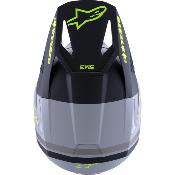 01108996, Alpinestars, S-M3 Radium Helmet, Black/Red Fluo/White Glossy, Gray/Black/Yellow Fluo Matte, Black/White/Gray Glossy, Sizes XS, SM, MD, LG, XL product photo