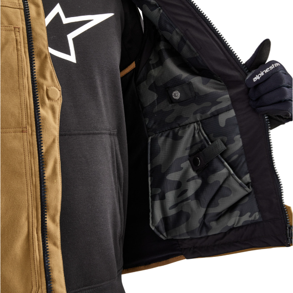 Crisp studio image on a white background of Alpinestars - Tech-Air 3 v2 Canvas Vest; showing overall shape and visible design details; SKU 270114