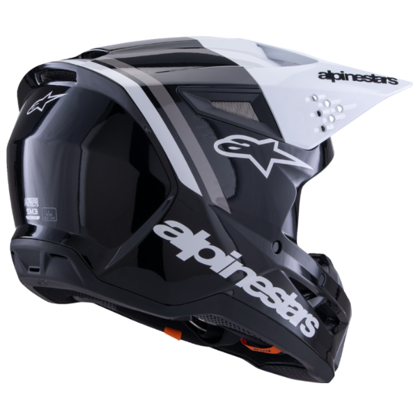 01109001, Alpinestars, S-M3 Radium Helmet, Black/Red Fluo/White Glossy, Gray/Black/Yellow Fluo Matte, Black/White/Gray Glossy, Sizes XS, SM, MD, LG, XL product photo