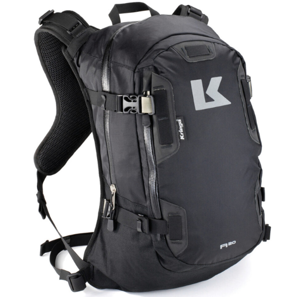 Clean studio shot of Kriega - R-20 Backpack; showing overall shape and visible design details; SKU 7020645420; Colors: Multicam, Black