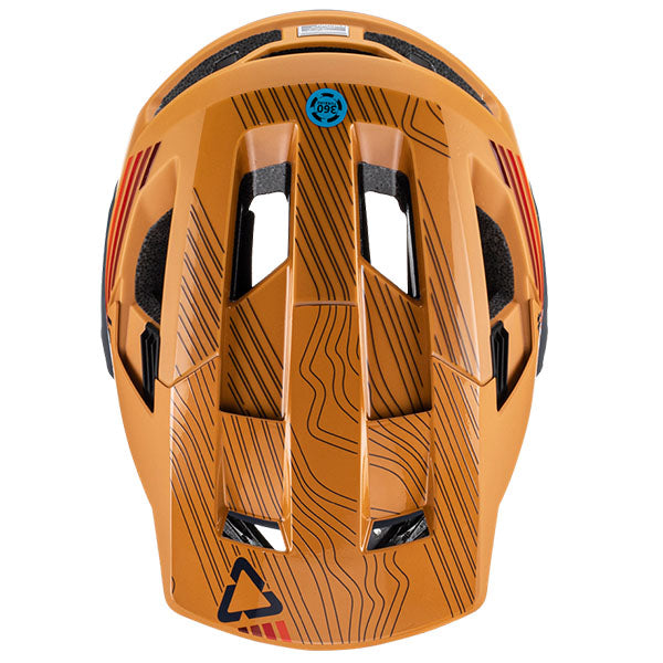 Detailed product image of Leatt, V23 Enduro 4.0 Helmet (MTB) Mountain Bike in Suede, Colors: Pine, Stealth, Suede, White, Sizes: LG, MD, SM, SKU: 1023014452