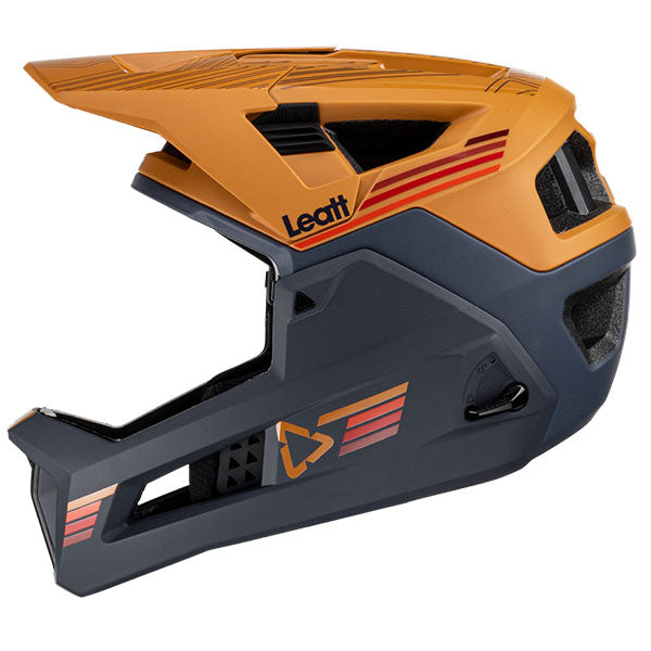 Studio product image of Leatt, V23 Enduro 4.0 Helmet (MTB) Mountain Bike in Suede, Colors: Pine, Stealth, Suede, White, Sizes: LG, MD, SM, SKU: 1023014452