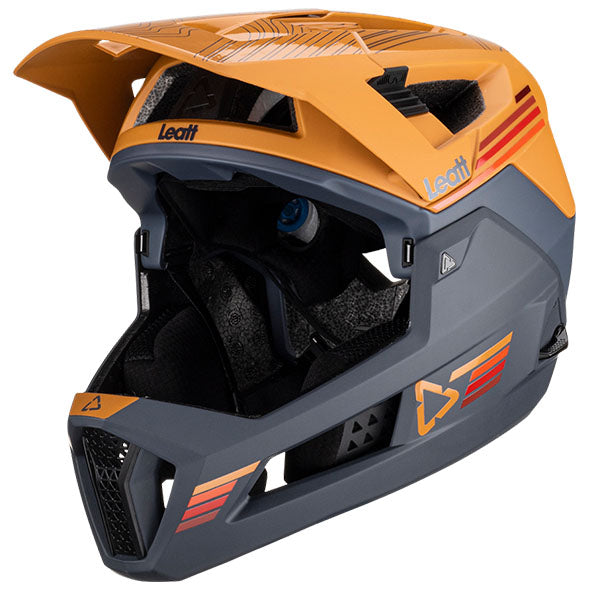 Detailed product image of Leatt, V23 Enduro 4.0 Helmet (MTB) Mountain Bike in White, Colors: Pine, Stealth, Suede, White, Sizes: LG, MD, SM, SKU: 1023014452