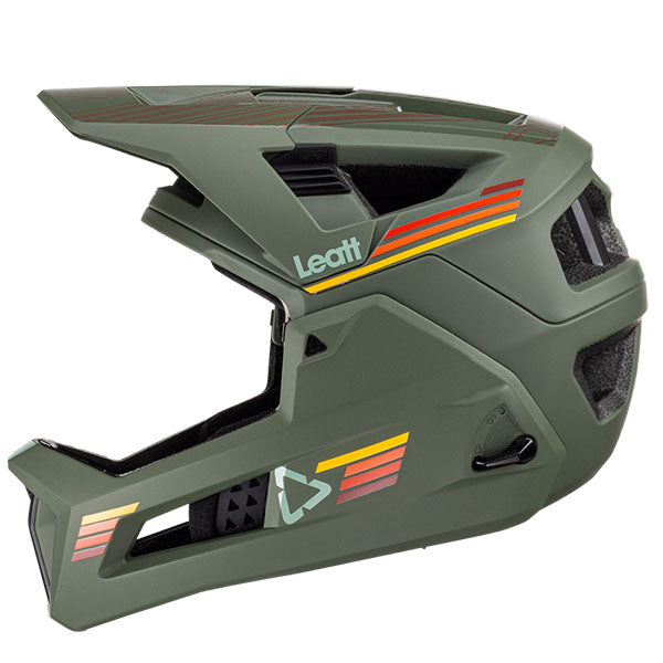 Studio product image of Leatt, V23 Enduro 4.0 Helmet (MTB) Mountain Bike, Colors: Pine, Stealth, Suede, White, Sizes: LG, MD, SM, SKU: 1023014452