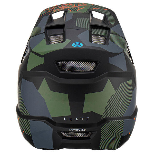 Detailed product image of Leatt, V23 Gravity 2.0 Helmet (MTB) Mountain Bike in SM, Colors: 2X, LG, MD, SM, XL, XS, Sizes: Camo, Stealth, Titanium, Woody, Zombie, SKU: 1023014001