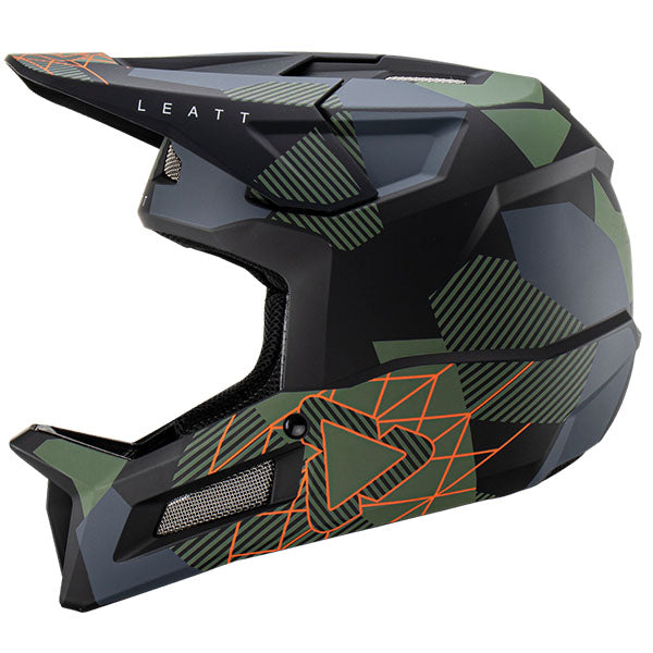 Detailed product image of Leatt, V23 Gravity 2.0 Helmet (MTB) Mountain Bike in MD, Colors: 2X, LG, MD, SM, XL, XS, Sizes: Camo, Stealth, Titanium, Woody, Zombie, SKU: 1023014001