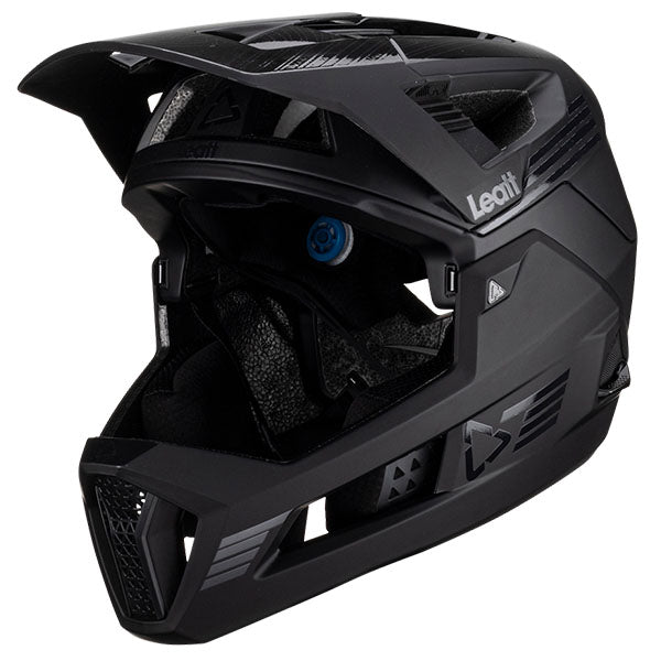 Image showing Leatt, V23 Enduro 4.0 Helmet (MTB) Mountain Bike in Stealth, Colors: Pine, Stealth, Suede, White, Sizes: LG, MD, SM, SKU: 1023014452