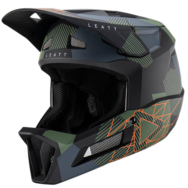 Detailed product image of Leatt, V23 Gravity 2.0 Helmet (MTB) Mountain Bike in 2X, Colors: 2X, LG, MD, SM, XL, XS, Sizes: Camo, Stealth, Titanium, Woody, Zombie, SKU: 1023014001