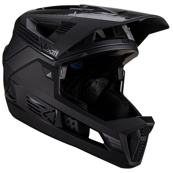 Product photo showing Leatt, V23 Enduro 4.0 Helmet (MTB) Mountain Bike in Pine, Colors: Pine, Stealth, Suede, White, Sizes: LG, MD, SM, SKU: 1023014452