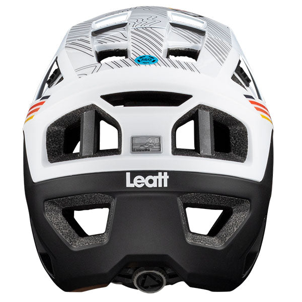 Image showing Leatt, V23 Enduro 4.0 Helmet (MTB) Mountain Bike, Colors: Pine, Stealth, Suede, White, Sizes: LG, MD, SM, SKU: 1023014452