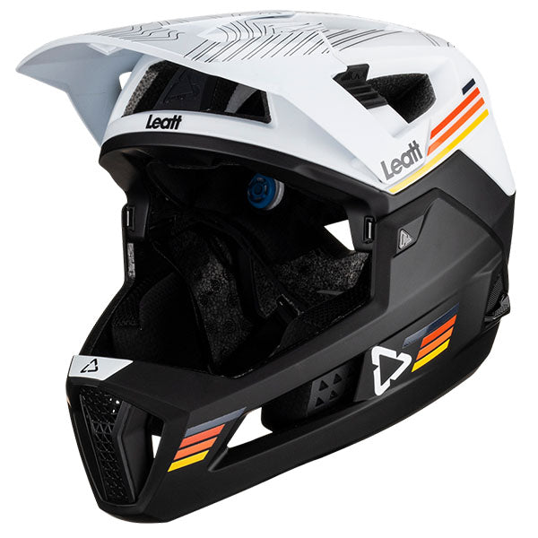 Detailed product image of Leatt, V23 Enduro 4.0 Helmet (MTB) Mountain Bike, Colors: Pine, Stealth, Suede, White, Sizes: LG, MD, SM, SKU: 1023014452