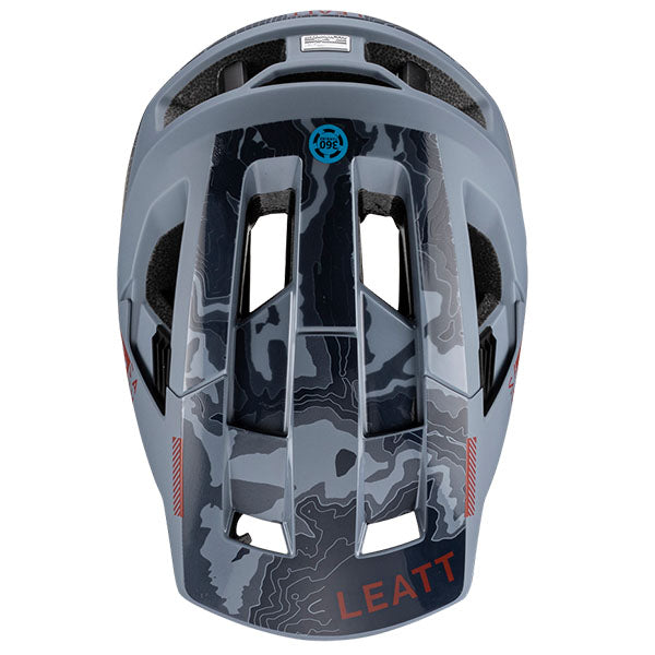 Image showing Leatt, V23 AllMtn 4.0 Helmet, Colors: Flame, Pine, Stealth, Titanium, Sizes: LG, MD, SM