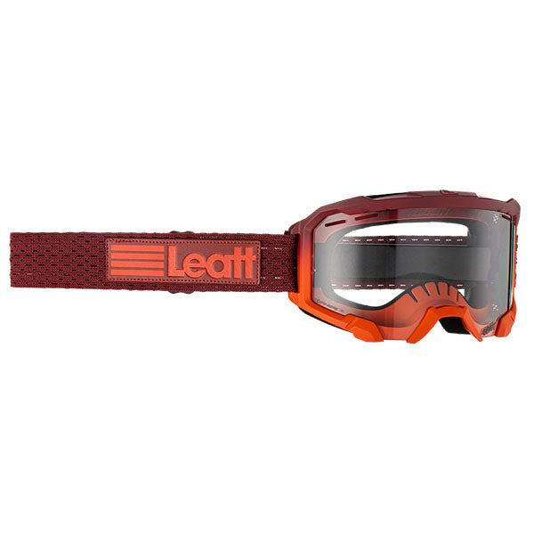 Detailed product image of Leatt, Velocity 4.0 Goggle (MTB) Mountain Bike in Titanium Clear 83%, Colors: Flame Clear 83%, Titanium Clear 83%, Zombie Clear 83%