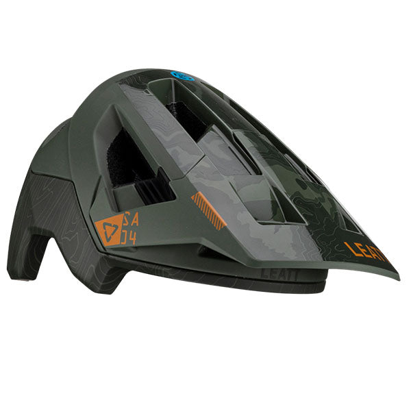 Studio product image of Leatt, V23 AllMtn 4.0 Helmet in Flame, Colors: Flame, Pine, Stealth, Titanium, Sizes: LG, MD, SM